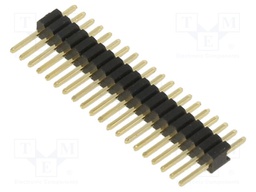 20 Pos. Male SIL Vertical Throughboard Conn.