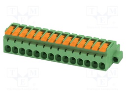PCB connector, nominal cross section: 2.5 mm?, color: green,