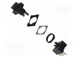 Switch: rotary; 16mm; Stabl.pos: 2; SPDT; black; IP65; Pos: 2; A165S/W