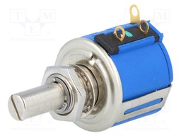 Potentiometer: shaft; multiturn; 2kΩ; 1.5W; ±5%; 6.35mm; linear