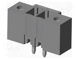 Connector: pluggable terminal block; socket; male; on PCBs