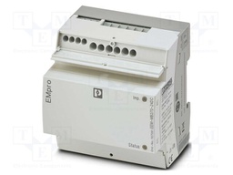 Meter: network parameters; for DIN rail mounting,horizontal