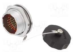 WF28; socket; male; PIN: 26; IP67; 5A; soldering; 400V; 0.75mm2; 18AWG