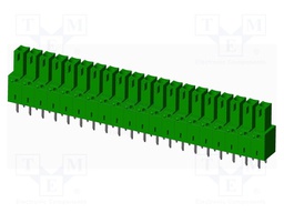 Connector: pluggable terminal block; socket; female; straight