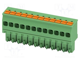 PCB connector, nominal cross section: 1.5 mm2, color: green,