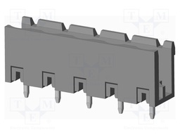 Connector: pluggable terminal block; socket; male; on PCBs