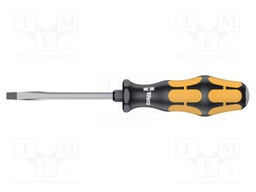 Screwdriver; slot; for impact,assisted with a key; 4,5x0,8mm