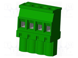 Connector: pluggable terminal block; plug; female; angled 90°