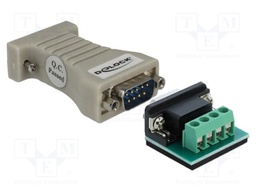 Adapter RS232-RS485; with protection; Plating: gold-plated