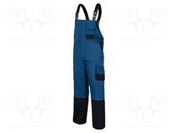 Dungarees; Size: XL; blue; furlined; 200g/m2; protective bib pants