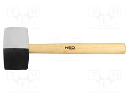 Hammer; 680g; rubber; 63mm