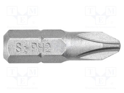 Screwdriver bit; Phillips; PH2; Overall len: 25mm; 20pcs.