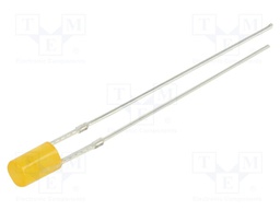 LED; 3mm; orange; 100÷150mcd; 140°; Front: flat; 1.8÷2.6V; -30÷85°C