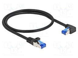 Patch cord; S/FTP; Cat: 6a; RJ45 plug,RJ45 right angled plug