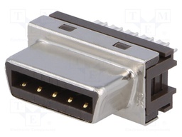 Connector: PCB-cable/PCB; PIN: 15; plug; female; soldering