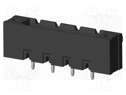 Connector: pluggable terminal block; socket; male; on PCBs
