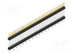 Connector: pin strips; pin header; male; PIN: 35; 2.54mm; SMT; 1x35