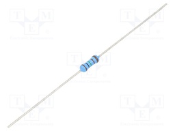 Resistor: thin film; THT; 1.05kΩ; 600mW; ±5%; Ø2.5x6.5mm; 50ppm/°C