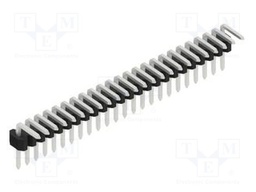 Connector: pin strips; pin header; male; PIN: 24; 1.27mm; THT; 1x24
