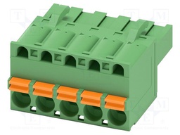 PCB connector, nominal cross section: 2.5 mm?, color: green,