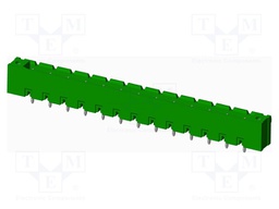 Connector: pluggable terminal block; socket; male; straight; THT