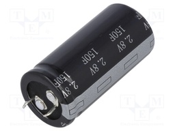 Capacitor: electrolytic; supercapacitor; 150F; 2.8VDC; ESR: 12mΩ