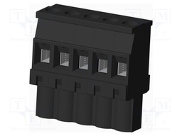 Connector: pluggable terminal block; plug; female; angled 90°
