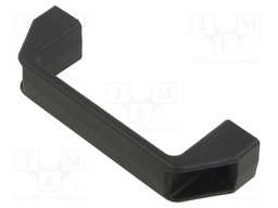 Holder; technopolymer PP; black; H: 41mm; L: 137mm; W: 26mm; handle