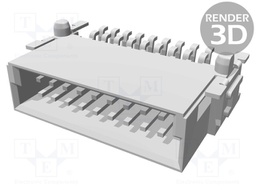 Connector: PCB to PCB; male; PIN: 18; 1.27mm; Series: har-flex; 2.3A