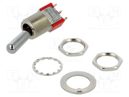 Switch: toggle; Pos: 2; SPDT; ON-ON; 5A/125VAC; 5A/28VDC; -30÷85°C