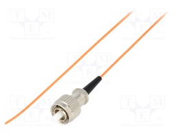 Optic fiber pigtail; OM2; FC/UPC; 1m; LSZH; orange; Wire dia: 0.9mm