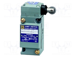 Limit Switch, Side Roller Plunger, SPDT-1NO, SPDT-NC, 10 A, 600 V, 4 lbf