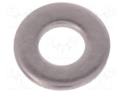 Washer; round; M2,5; D=6.5mm; h=0.5mm; acid resistant steel A4