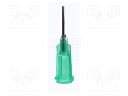 Needle: steel; 0.5"; Size: 18; straight; Mounting: Luer Lock