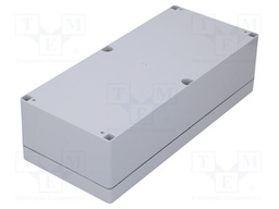 Enclosure: multipurpose; X: 160mm; Y: 360mm; Z: 101mm; EURONORD; grey