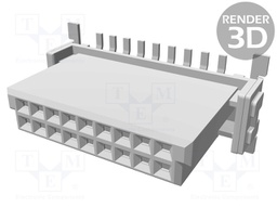 Connector: PCB to PCB; female; PIN: 18; 1.27mm; Series: har-flex