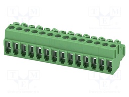PCB connector, nominal cross section: 1.5 mm?, color: green,