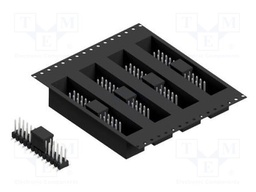 Connector: pin strips; pin header; male; PIN: 26; 2.54mm; SMT; 2x13