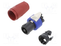 SPEAKON X-LINE 4POLE RED