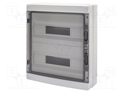 Enclosure: for modular components; IP65; wall mount; grey; 40 CD