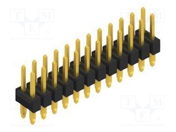 Connector: pin strips; pin header; male; PIN: 24; 2.54mm; THT; 2x12