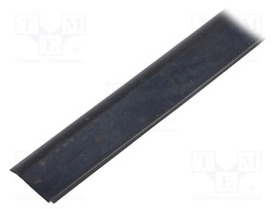 Hole and edge shield; EPDM; L: 10m; black; H: 16mm; W: 9mm