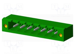 Connector: pluggable terminal block; socket; male; angled 90°