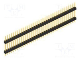 Connector: pin strips; pin header; male; PIN: 36; 2.54mm; THT; 1x36
