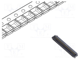 Connector: FFC/FPC; FH52; SMT; horizontal; PIN: 50; 500mA; 50V; 0.5mm