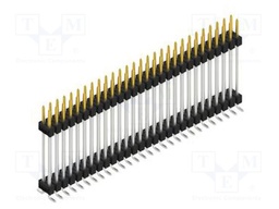 Connector: pin strips; pin header; male; PIN: 56; 2.54mm; SMT; 2x28