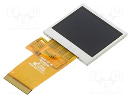 Display: TFT; 1.75"; 296x222; Illumin: LED; Dim: 42.07x38.71x2.5mm