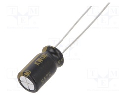 Capacitor: electrolytic; THT; 470uF; 6.3VDC; Ø6.3x11mm; ±20%; 2000h