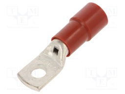 Tip: ring tube; M8; Ø: 8.5mm; 35mm2; crimped; for cable; insulated
