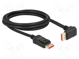 Cable; DisplayPort plug,DisplayPort plug 90° up/down; 2m; black